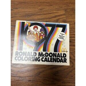 McDonalds 1976 Bicentennial Coloring Calendar (VF+)